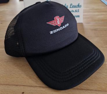 Zündapp Basecap , Unisex , Atmungsaktiv , Verstellbar mit Flügelwappen und Schrift Rot Weiß